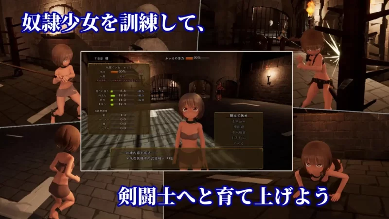 [3D游戏/AI汉化/去码/PC] 枷锁的卢卡～欲望与荣光的斗兽场 首枷のルッカ ～ [1+2.7G][百度盘]