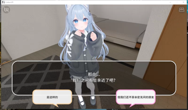 PC+VR+安卓推荐【3D触摸互动SLG兽耳】虚拟女友 VR Cotton~耳语ASMR [2+1.68G][百度盘]