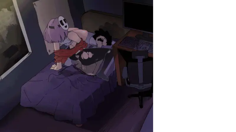 PC-SLG 互动  夜里躲避继母的强奸与女友手机聊天V0.4 机翻汉化 [1+1.30GB][百度盘]