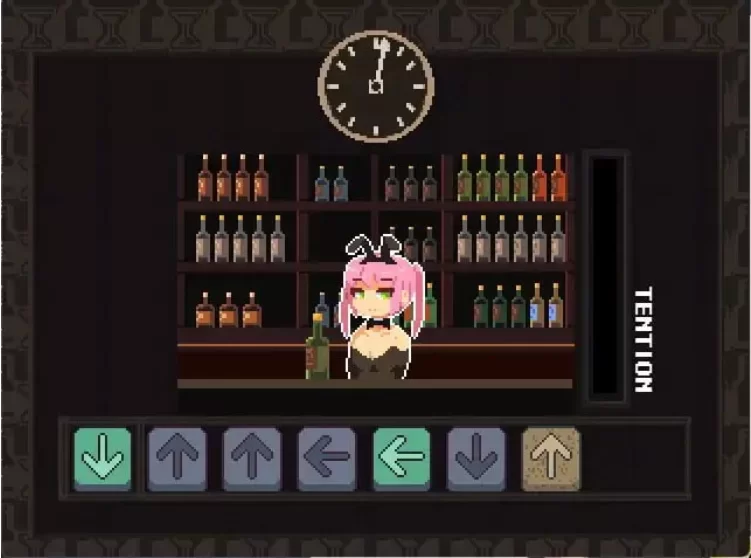 【PC/新增无码/SLG/像素动态/官中】兔女郎酒吧闲聊 [1+287M][百度盘]