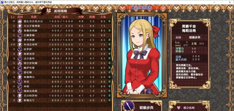[PC/精品战略SLG/汉化]黑之征服王 Lord of Tartanova 精翻汉化版+全CG存档 [1+670M][百度盘]