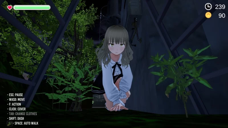 【PC】[SLG/3D/日式/露出] 全裸夜归：草薙凪沙的归家之路v2.02 内嵌汉化版 [1+1.44G][百度盘]