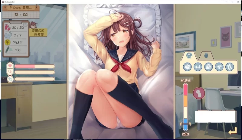【养成SLG/PC/中文/步兵】邻桌女同学 Deskmate Girl 官方中文步兵版 【新作/全CV】 [1+400M][百度盘]