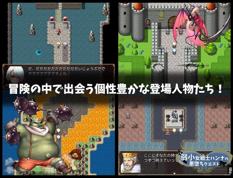 【RPG PC精翻汉化版】弱小女战士汉娜的堕落任务 [1+524m][百度盘]