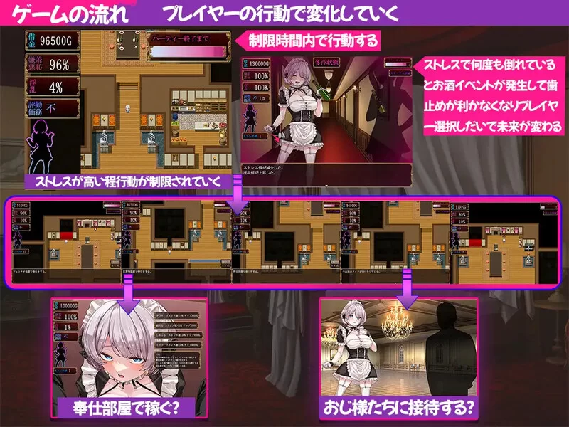 [PC-RPG] 【探索RPG/女仆羞辱/汉化】没落女仆 阴道与毒药（… [1+2.4G][百度盘]