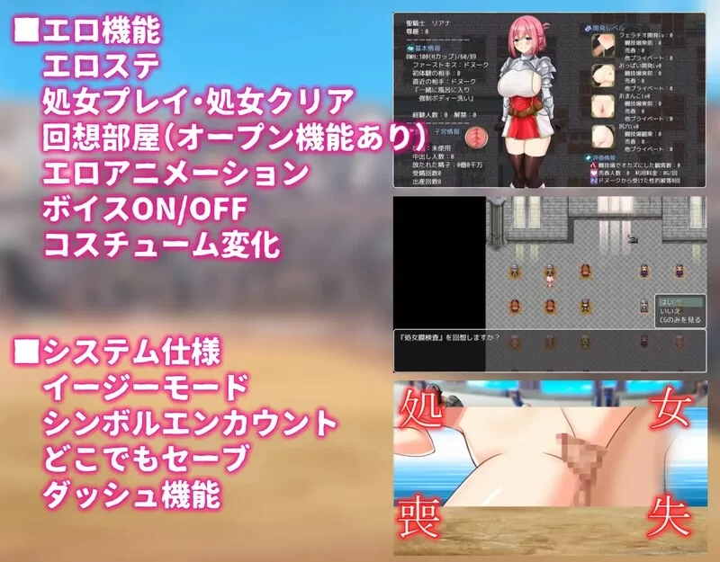 [PC+安卓RPG] 【回合RPG/战斗H/动态/汉化】圣骑士莉安娜 监狱… [1+1.7G][百度盘]