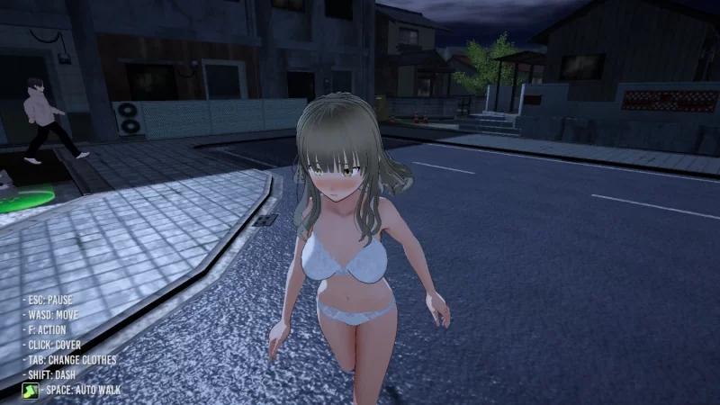 【PC】[SLG/3D/日式/露出] 全裸夜归：草薙凪沙的归家之路v2.02 内嵌汉化版 [1+1.44G][百度盘]