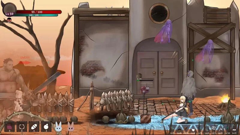 PC-ACT 动作/全动态 毁灭之地的女王 V1.0 DL官中 [1+300MB][百度盘]