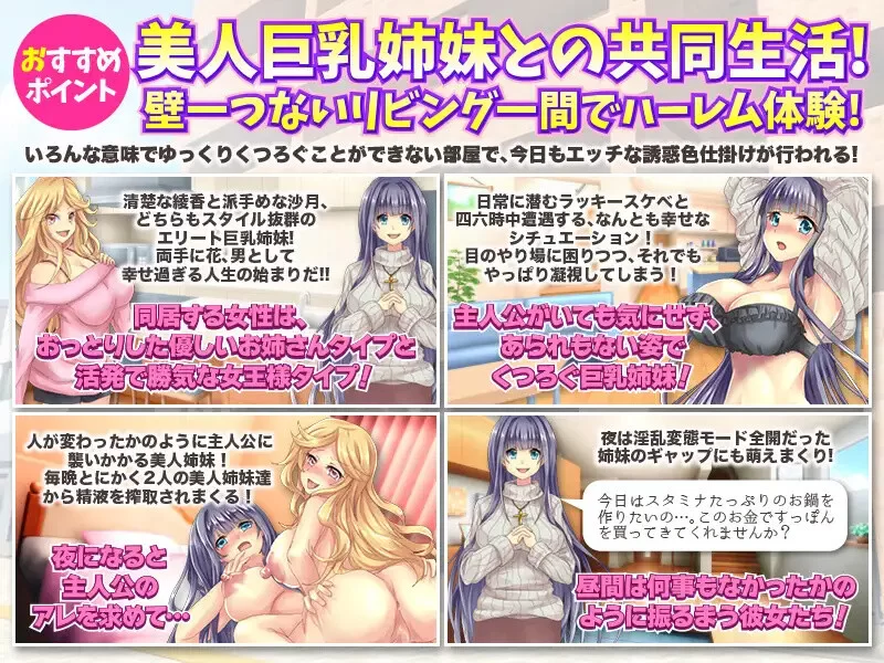 [PC+安卓RPG] 【探索RPG/后宫/汉化】和大胸姐妹同居（爆乳姉… [1+900M][百度盘]