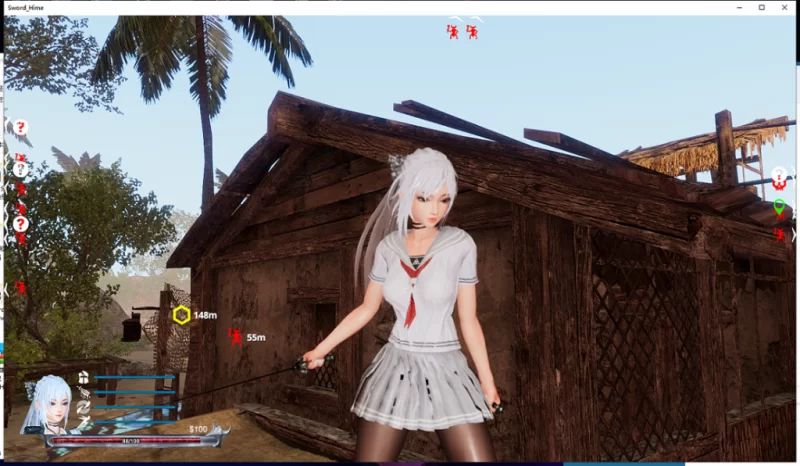 【大型ACT/PC/中文/全动态】Sword x Hime 百鬼夜行 劍姬無双 STEAM 官方中文步兵版 [1+9G][百度盘]