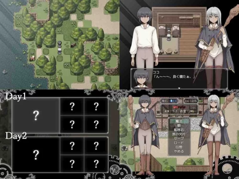 【pc+安卓】发条式小游戏No.6「小魔女们」AI汉化版 [1+1.2g][百度盘]