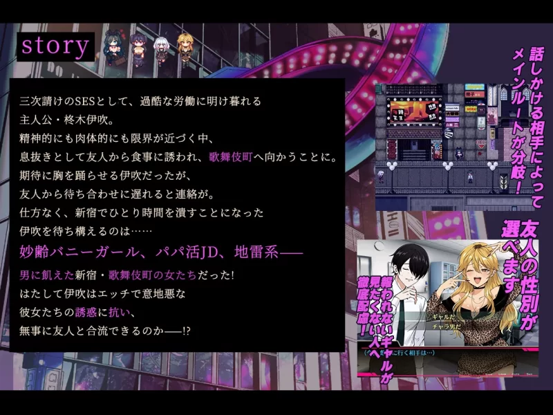 [PC/神作/全CG/汉化/色诱/逆推/全CV]歌舞伎町美少女围猎修罗场 [1+836M][百度盘]