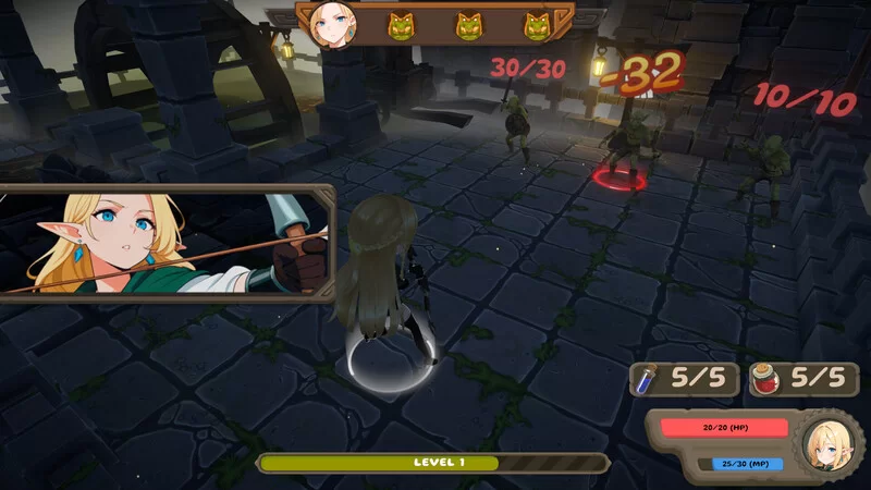 [PC-SLG] [先行体验]【地牢肉鸽SLG/动态/生肉】精灵冒险：失… [1+900M][百度盘]