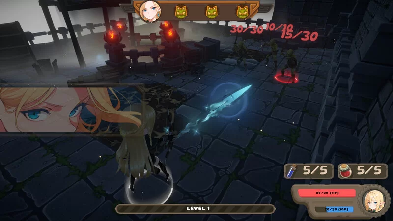 [PC-SLG] [先行体验]【地牢肉鸽SLG/动态/生肉】精灵冒险：失… [1+900M][百度盘]