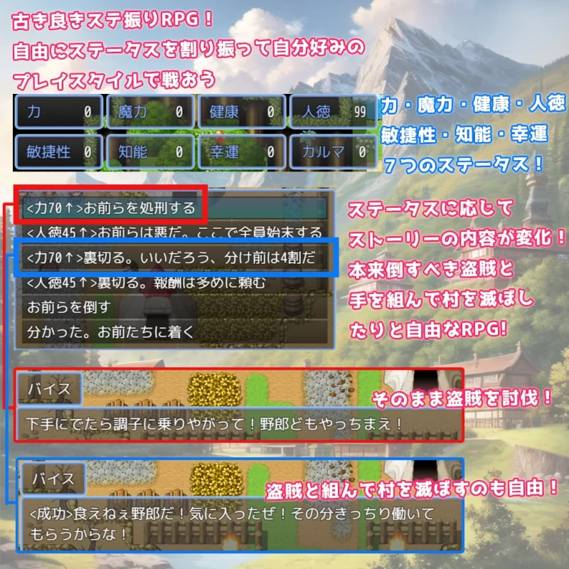 [PC-RPG] 【回合RPG/AI生成/汉化】天使与恶魔的界线（白銀の… [1+1.2G][百度盘]