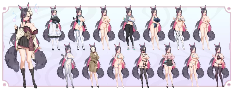[PC-SLG] 【沙盒SLG/互动养成/全动态/官中】妖狐的深夜直播… [1+12G][百度盘]