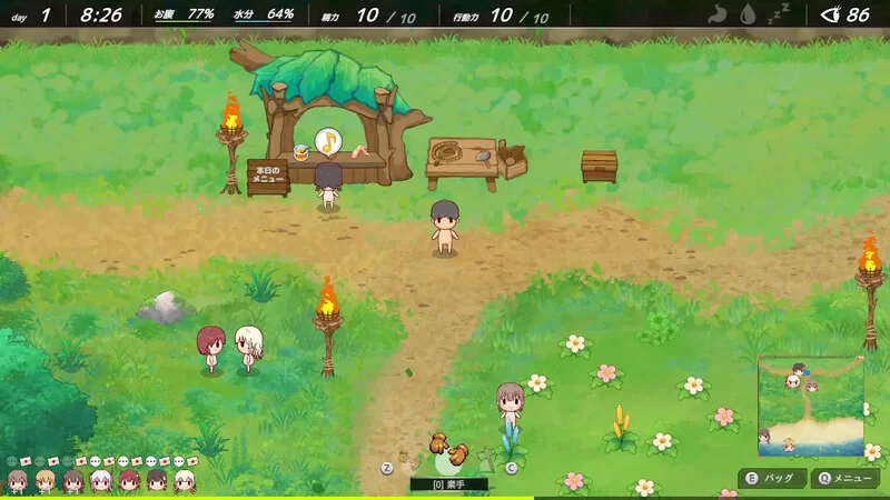 PC-SLG 沙盒/家园后宫 无人岛的全裸少女V1.0 机翻汉化 [1+1.90G][百度盘]