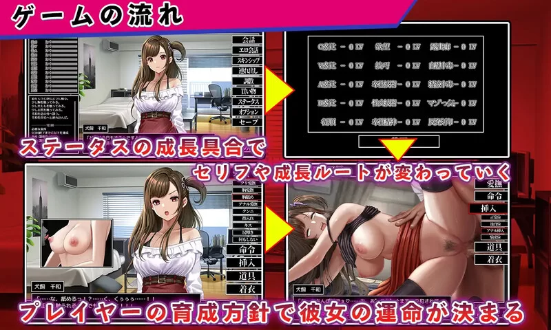 PC-SLG 调教/全动态/汉化 女大学生犬饲千和调教日记V1.0 AI汉化 [1+1.30G][百度盘]