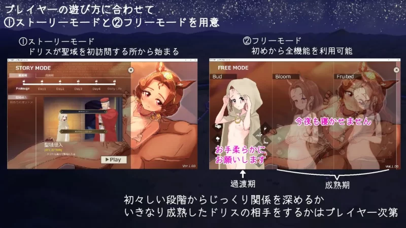 [SLG官中PC动态CV]多丽丝公主与夜晚的奥兹托梅 ドリス姫と… [1+1.15G][百度盘]