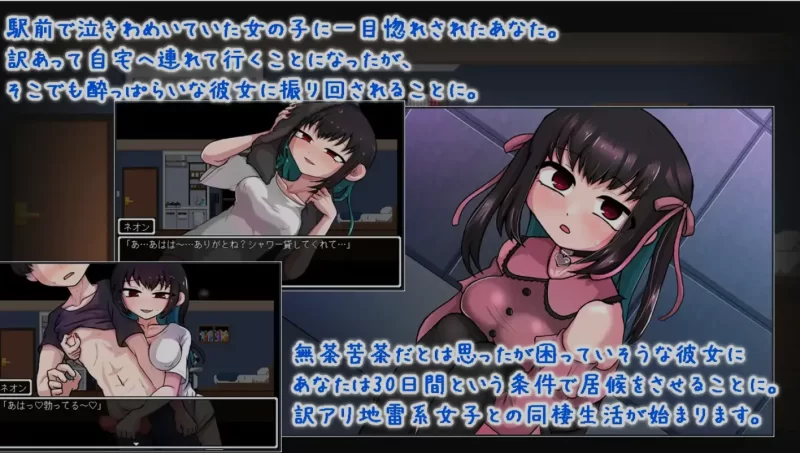 [PC/换装/地雷妹/日常养成/触摸/动态/互动/AI汉化]依赖日记 [1+600M][百度盘]