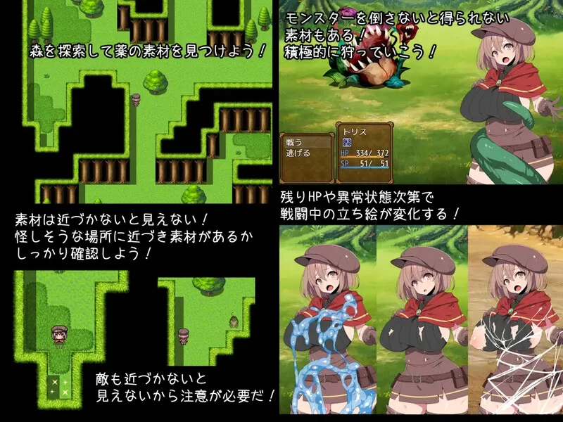 [PC-RPG] 【回合RPG/动态/官中】炼金术士特莉丝（Alchemist Tris’… [1+800M][百度盘]