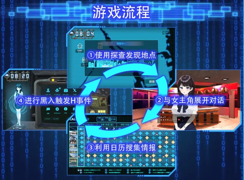 [PC-SLG]LOOK.hacII手机摄像头x盗摄1.4官中步兵+DLC [1+5.7g][百度盘]