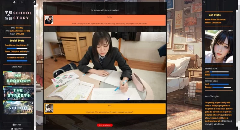 PC–学校の物语 Gakko No Monogatari V0.20 浏览器转中文 [1+16.8G][百度盘]