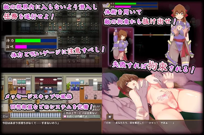 【RPG AI汉化PC】女忍者葵被妖术师刻下的淫纹 [1+622m][百度盘]
