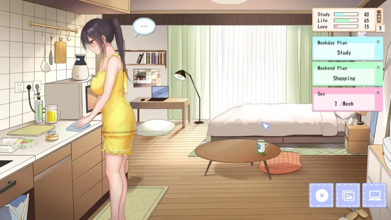 [SLG生肉PC动态CV]与女友同居生活 Cohabitation Life [1+92M][百度盘]