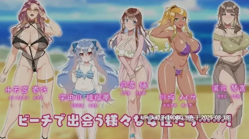 [日式RPG汉化PC] [メジロ区]夏日海滩搭讪 夏のナンパビーチ [n+463m][百度盘]