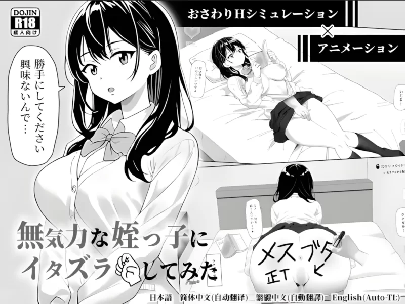 【互动SLG/官中/动态/PC】对懒散的侄女恶作剧了一下 無気… [1+399M][百度盘]