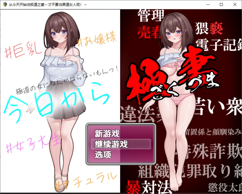 PC+安卓–从今天起的极道之妻——我才不要当黑道的女人呢… [1+1.2G][百度盘]