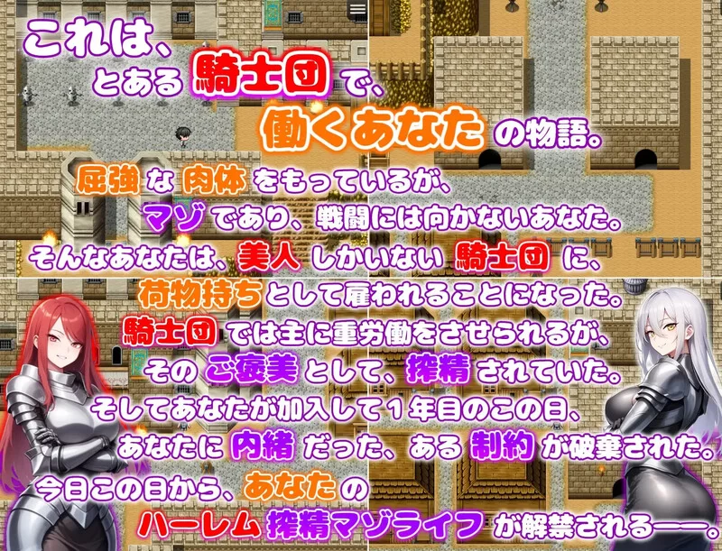 PC+安卓RPG 回合/AI生成 痴女骑士团的行李员V1.0内嵌AI汉化双端 [1+1.10G][百度盘]